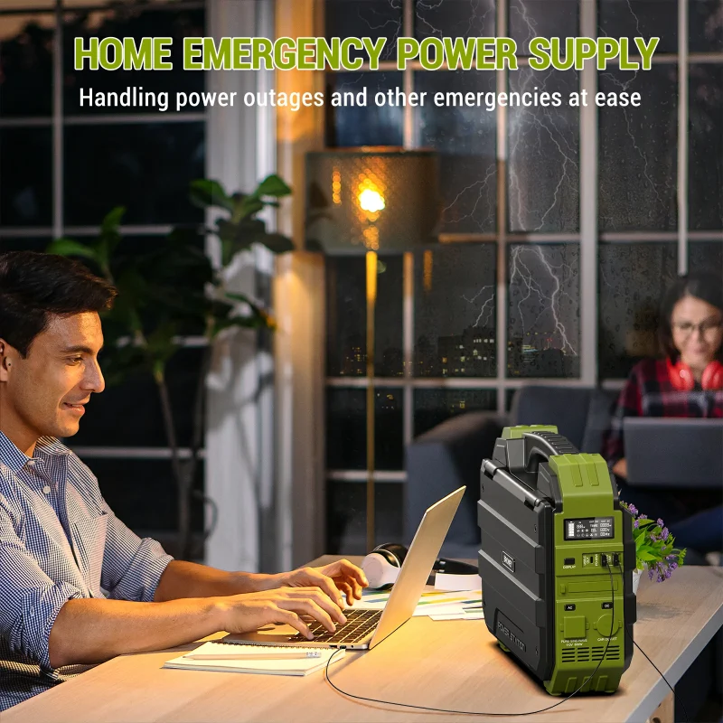 BROWEY C600 – Portable Power Station with Solar Panel - Image 4