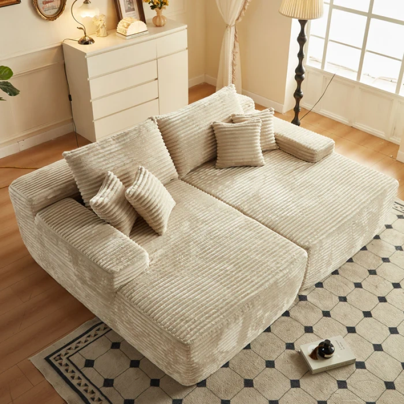 Clearance Sale-81" Boneless Sofa(Both Sides)