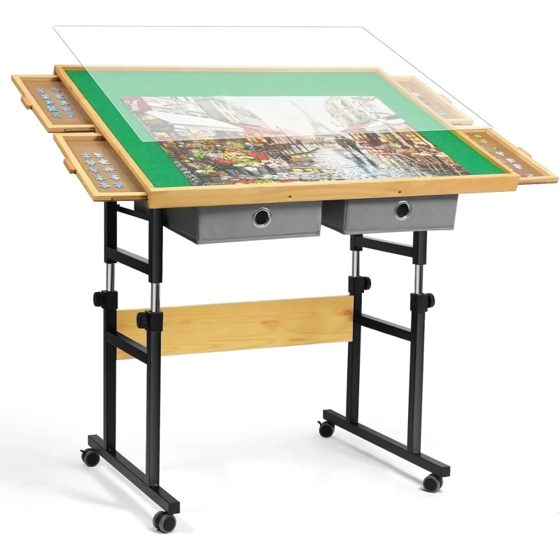 🔥 CLEARANCE SALE 🔥ALL4JIG JIGSAW PUZZLE TABLE WITH LEGS - Image 3