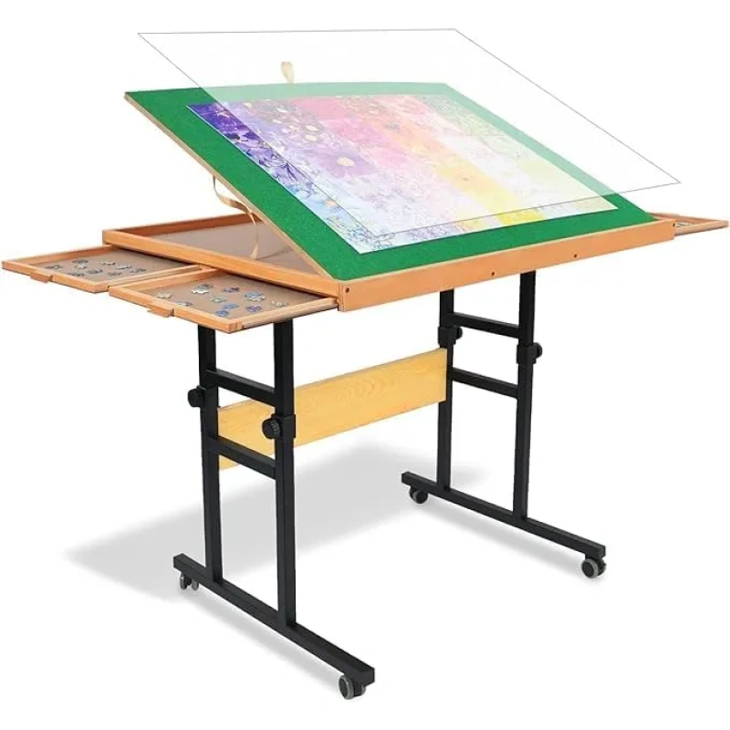🔥 CLEARANCE SALE 🔥ALL4JIG JIGSAW PUZZLE TABLE WITH LEGS