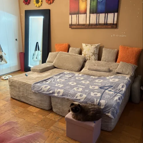 Clearance Sale-81" Boneless Sofa(Both Sides) photo review