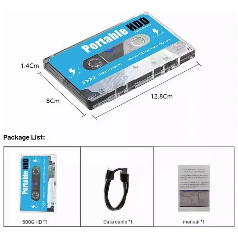 Clearance Sale-Retro Disk-Retro Disk Gaming Console,Retrodisk Emulator,Retro Disk Portable Hdd - Image 2