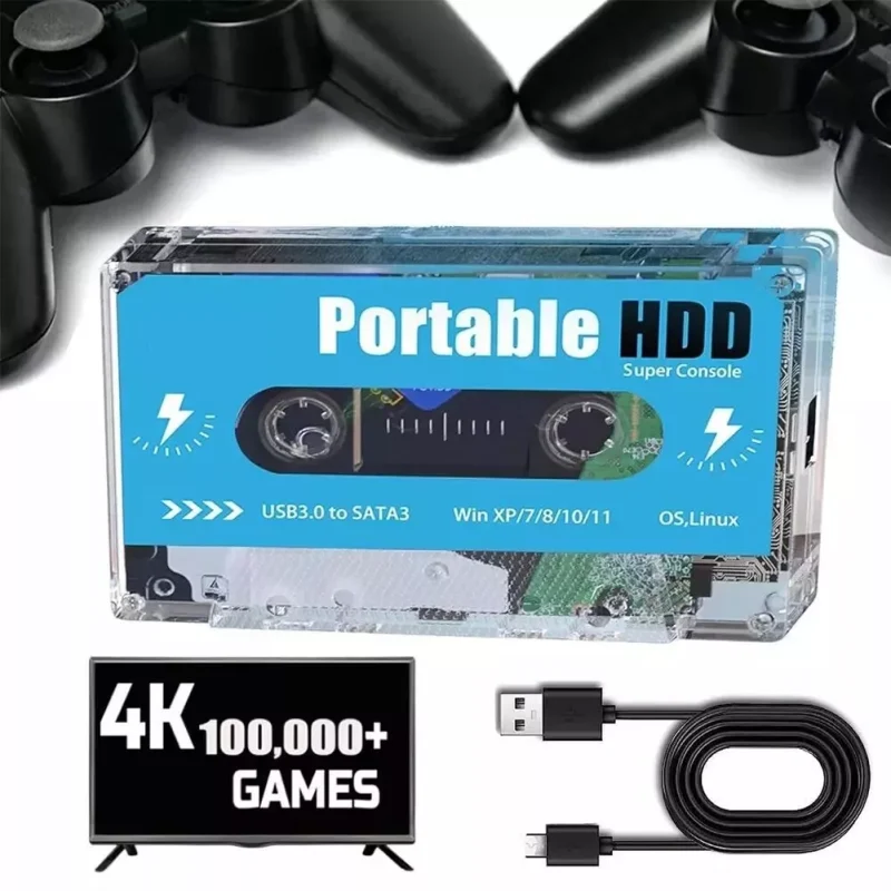 Clearance Sale-Retro Disk-Retro Disk Gaming Console,Retrodisk Emulator,Retro Disk Portable Hdd - Image 3