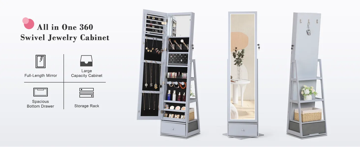 jewelry armoire cabinet
