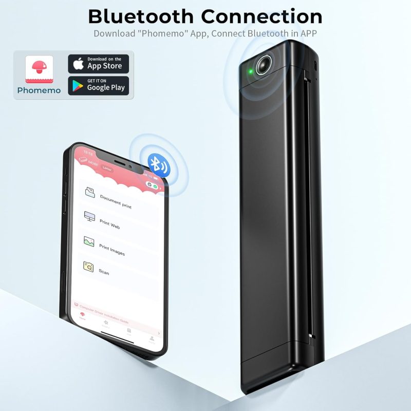 Phomemo M08F A4 Portable Printer Wireless Mobile Printer - Image 2
