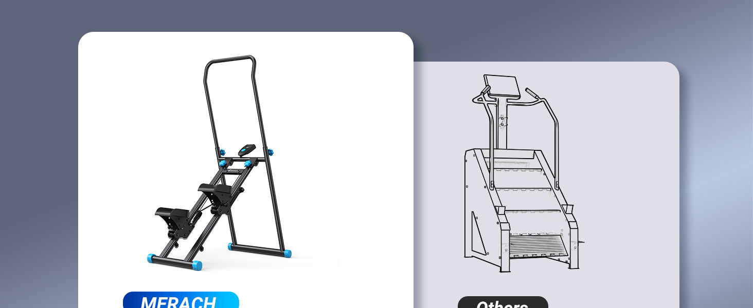 Compact Folding Cardio Exercise Climber