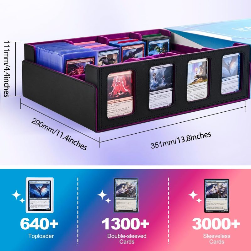 Trading Card Storage Box with Commander Display - Image 4