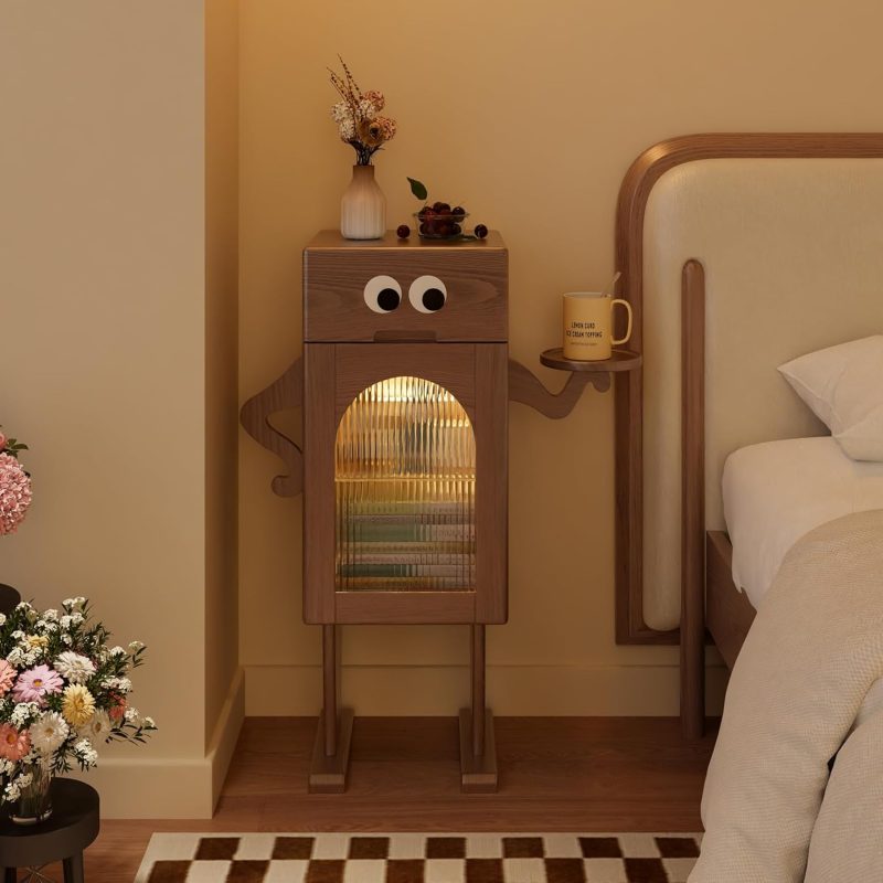 Mid Century Modern Walnut Nightstand - Image 8