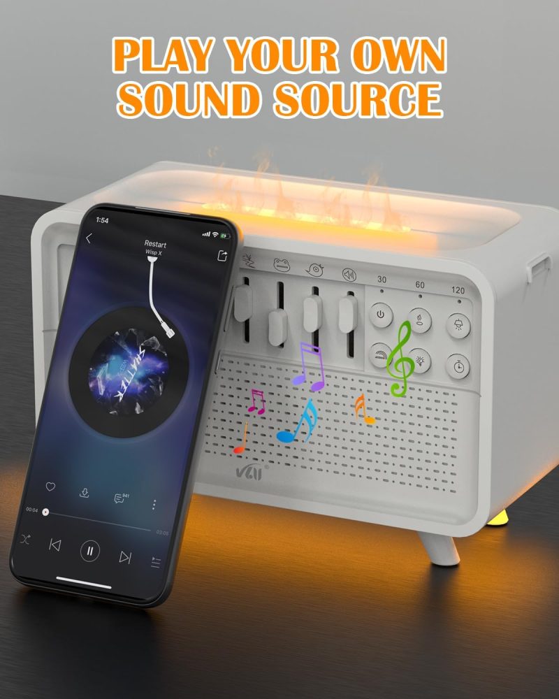 DreamCore White Noise Sound Machine Essential Oil Diffuser - Image 6