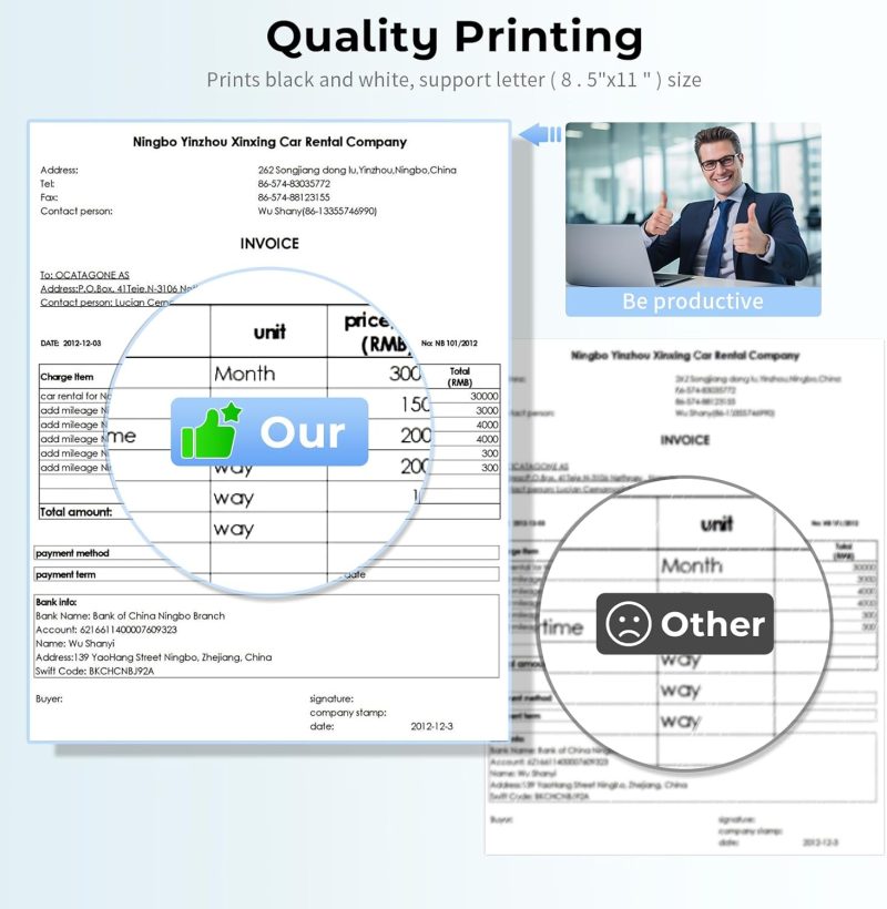 Phomemo M08F A4 Portable Printer Wireless Mobile Printer - Image 5