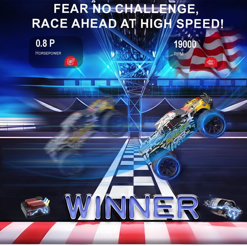DEERC RC Cars 9310 High Speed Remote Control Car - Image 3