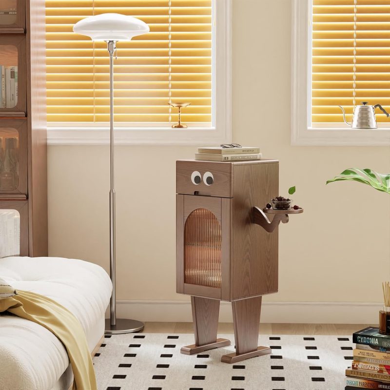 Mid Century Modern Walnut Nightstand