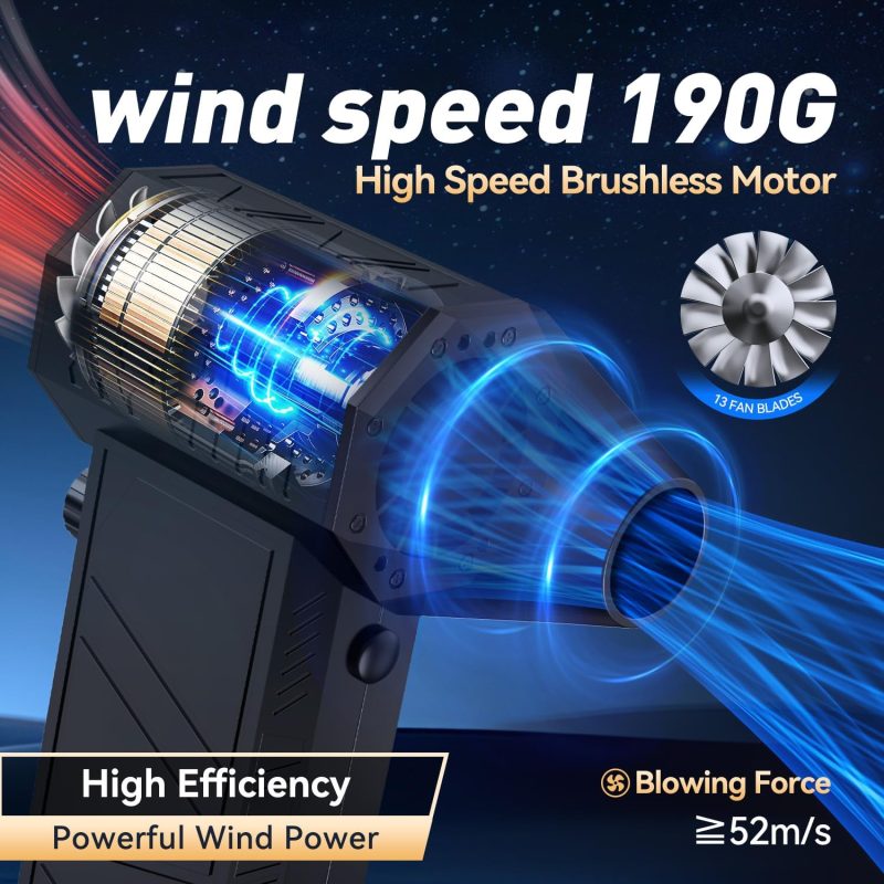 Super Jet Fan Mini Turbo Fan Dryer Air Blower - Image 2