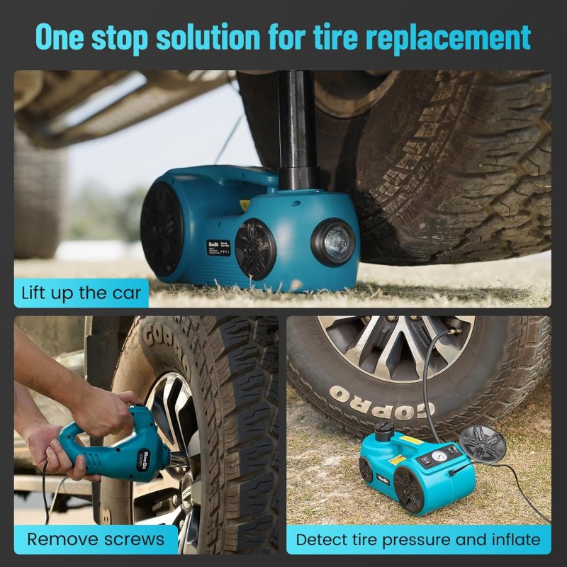 Seesii 4-in-1 Electric Car Jack Set - Image 2