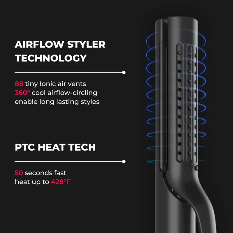 TYMO AIRFLOW, Straightener and Curling Iron 2 in 1 - Image 4