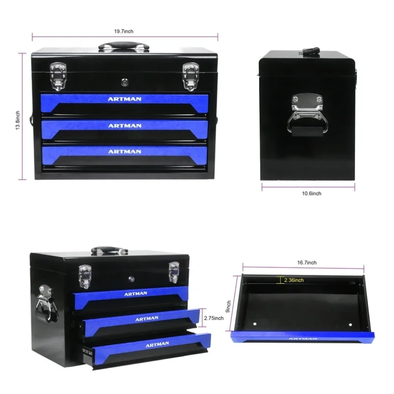 Mechanic Heavy Duty Tool Box Set with 439Pcs Tools - Image 5