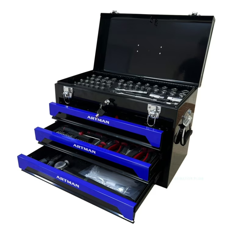 Mechanic Heavy Duty Tool Box Set with 439Pcs Tools
