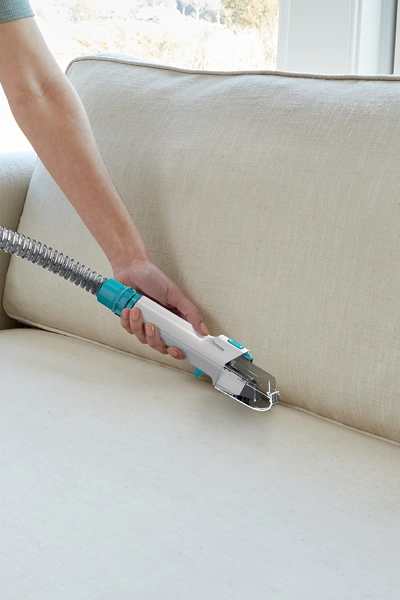 Integrated Crevice Tool Ideal for hard-to-reach places like couch corners and between cushions