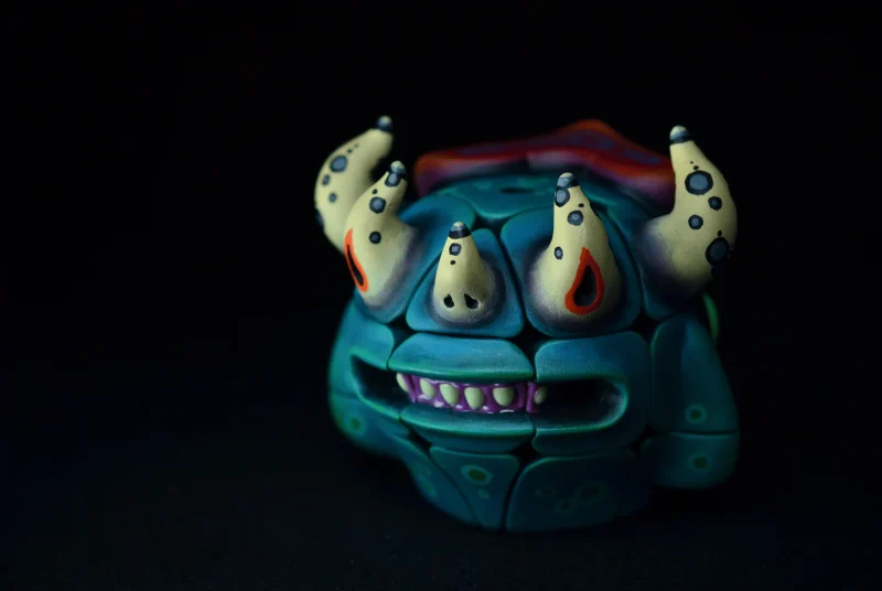 Artists Handmade Art Monster Sculpture Rubik Cube Toys - Image 3