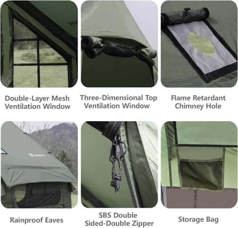 Inflatable Camping Tent 4 Season Glamping Tent - Image 6