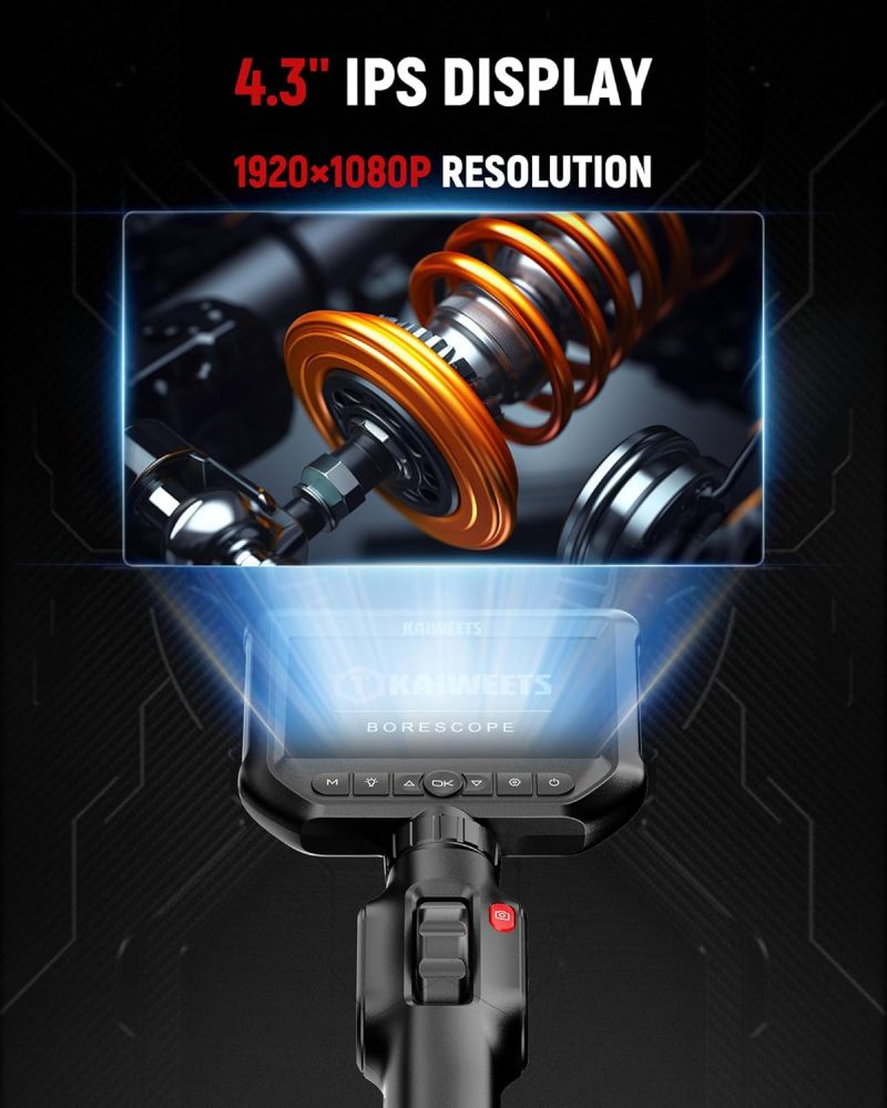 Two Way Articulating Borescope Camera with Light - Image 3