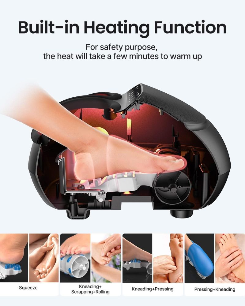 RENPHO Shiatsu Foot Massager Machine with Heat - Image 4