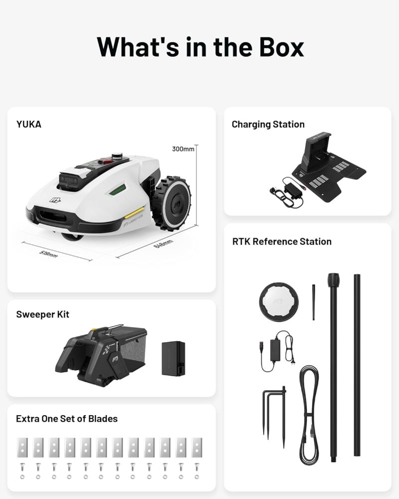 MAMMOTION YUKA Perimeter Wire Free Robot Lawn Mower - Image 9