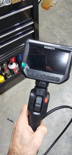 Two Way Articulating Borescope Camera with Light photo review