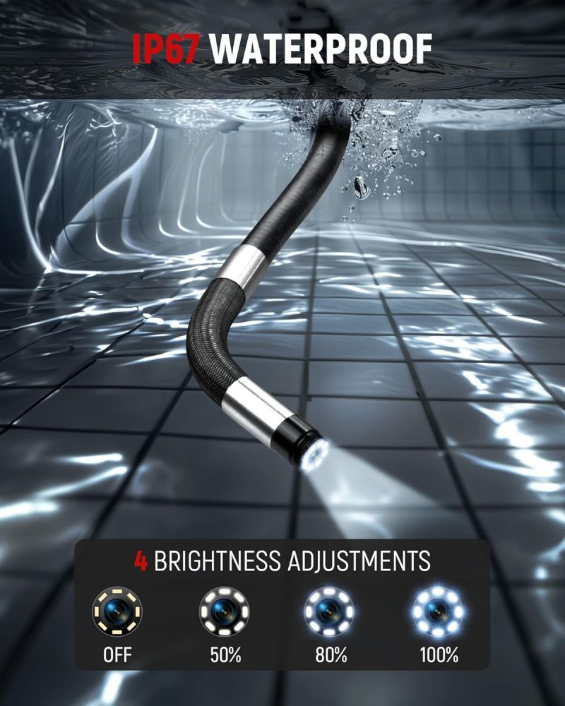 Two Way Articulating Borescope Camera with Light - Image 4