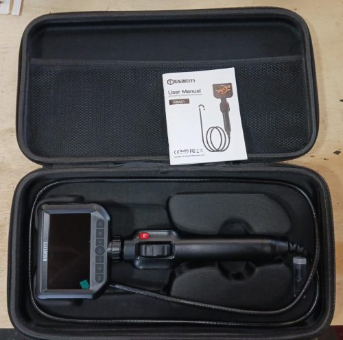 Two Way Articulating Borescope Camera with Light photo review