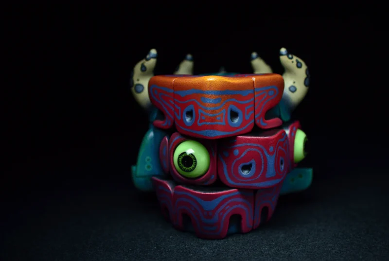 Artists Handmade Art Monster Sculpture Rubik Cube Toys - Image 5