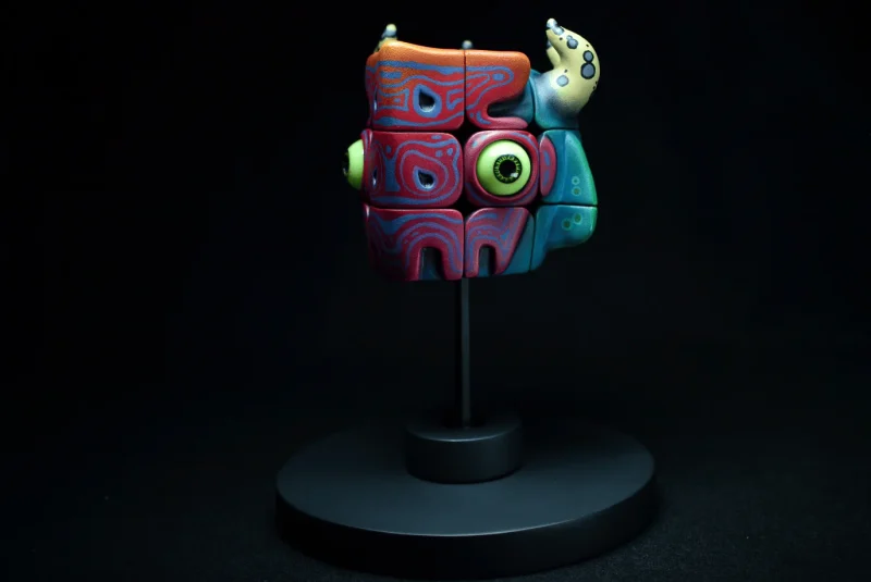 Artists Handmade Art Monster Sculpture Rubik Cube Toys
