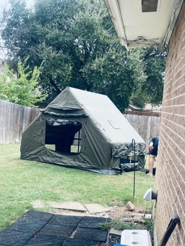 Inflatable Camping Tent 4 Season Glamping Tent photo review
