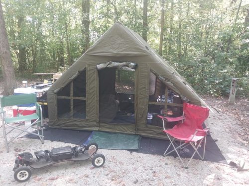 Inflatable Camping Tent 4 Season Glamping Tent photo review
