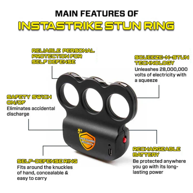 INSTASTRIKE Extreme 28,000,000 Suptruck Knuckle Stun Ring - Image 4