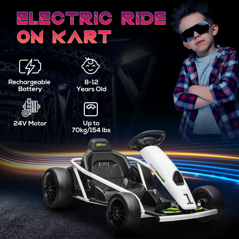 24V Electric Go Kart for Kids - Image 7