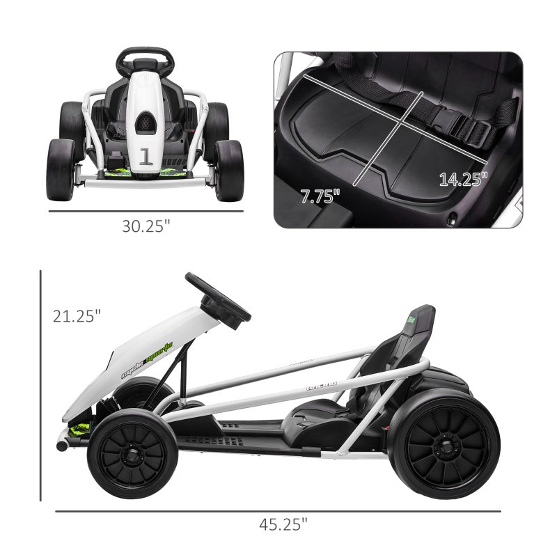 24V Electric Go Kart for Kids - Image 2