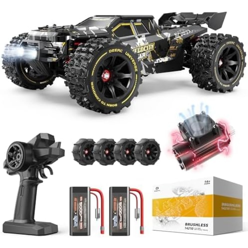 DEERC 4WD High Speed Fast Brushless RC Cars