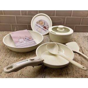 23pcs Nonstick Cookware Set With Detachable Handle photo review