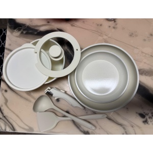 23pcs Nonstick Cookware Set With Detachable Handle photo review