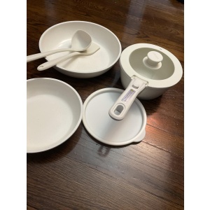 23pcs Nonstick Cookware Set With Detachable Handle photo review