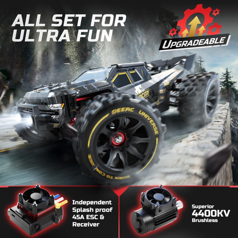 DEERC 4WD High Speed Fast Brushless RC Cars - Image 5