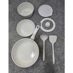 23pcs Nonstick Cookware Set With Detachable Handle photo review