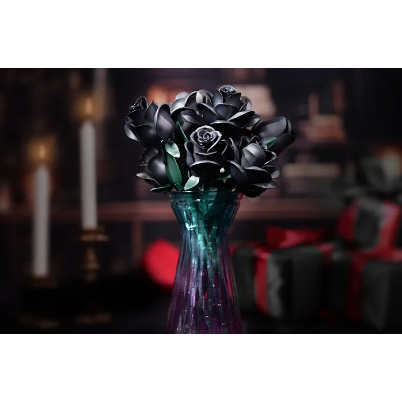 Black Rose Bouquet - Image 3