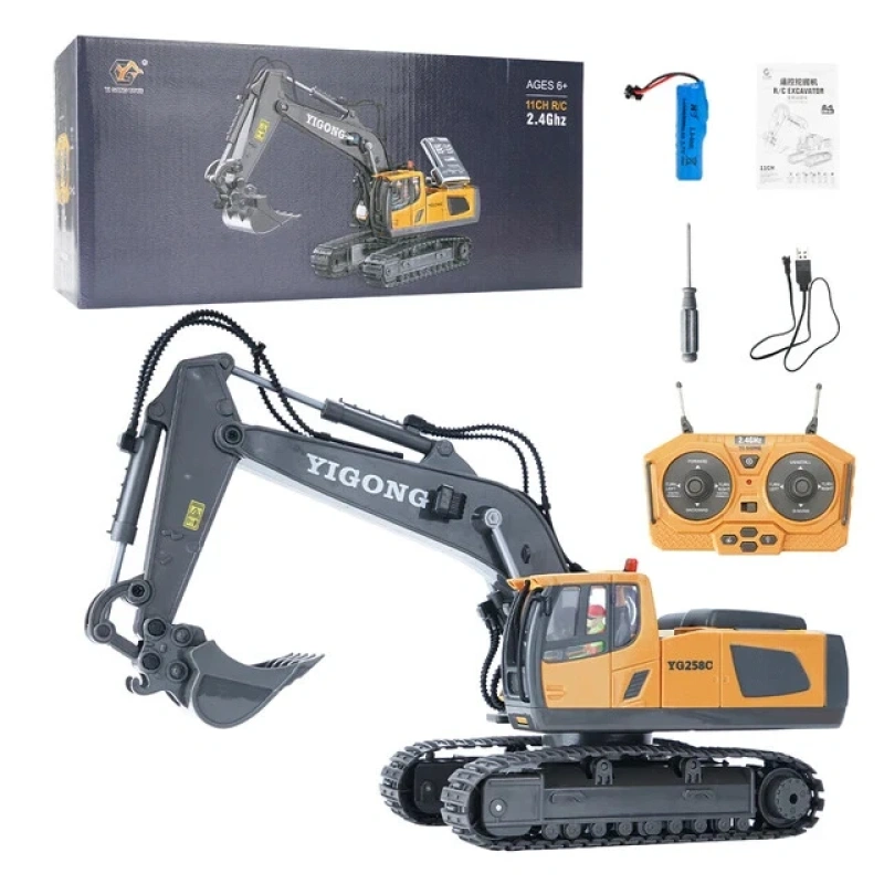 4 in 1 Remote Control Excavator Construction Vehicle Set - Image 10