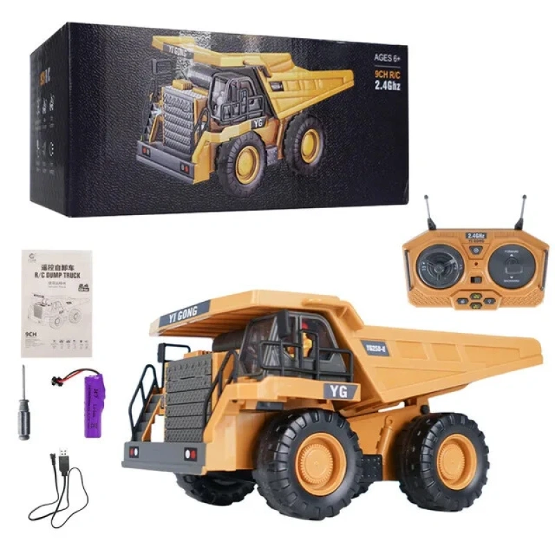 4 in 1 Remote Control Excavator Construction Vehicle Set - Image 9
