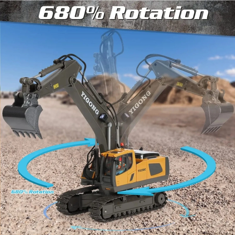 4 in 1 Remote Control Excavator Construction Vehicle Set - Image 6
