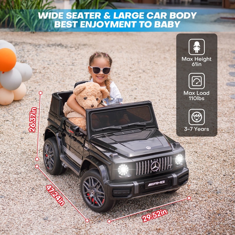 Benz G63 Kids Ride on Car Plus Size - Image 5