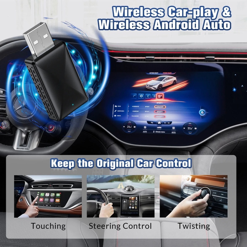 2 in 1 Auto Wireless Carplay Adapter - Image 4