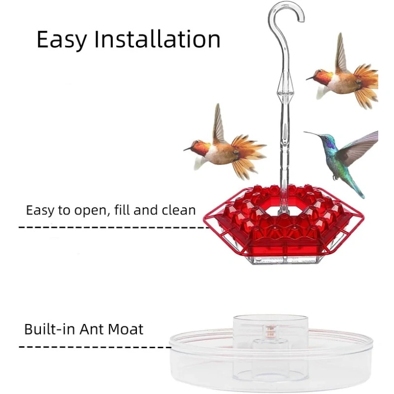 Hanging Outdoor Hummingbird Feeder - Image 2